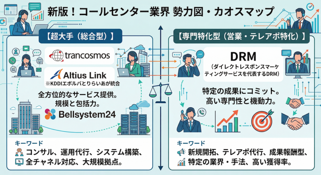 大手コールセンターの定義と「最新の業界動向」